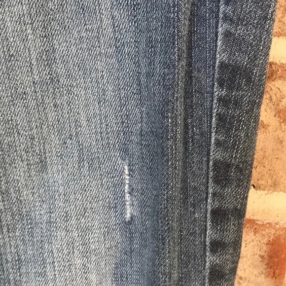 American Eagle Distressed Slim Boot Low Rise Stretch Jeans - Picture 5 of 14